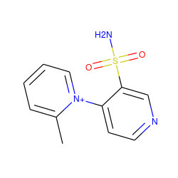 Cc1cccc[n+]1-c1ccncc1S(N)(=O)=O ZINC000072106414