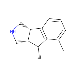 Cc1cccc2c1[C@H](C)[C@@H]1CNC[C@H]21 ZINC000036270557