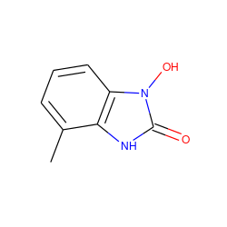 Cc1cccc2c1[nH]c(=O)n2O ZINC000039238536