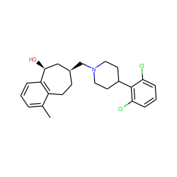Cc1cccc2c1CC[C@H](CN1CCC(c3c(Cl)cccc3Cl)CC1)C[C@@H]2O ZINC000003964905
