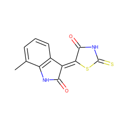 Cc1cccc2c1NC(=O)/C2=C1\SC(=S)NC1=O ZINC000100110372