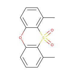 Cc1cccc2c1S(=O)(=O)c1c(C)cccc1O2 ZINC000013779767