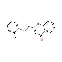 Cc1ccccc1/C=C/c1cc(=O)c2ccccc2[nH]1 ZINC000015016849