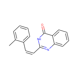 Cc1ccccc1/C=C\c1nc2ccccc2c(=O)[nH]1 ZINC000004702207