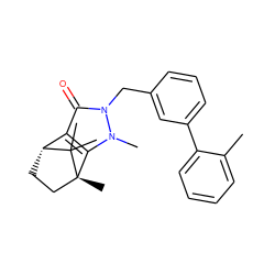 Cc1ccccc1-c1cccc(Cn2c(=O)c3c(n2C)[C@]2(C)CC[C@H]3C2(C)C)c1 ZINC000169353226