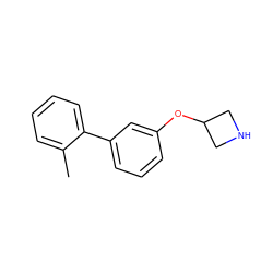 Cc1ccccc1-c1cccc(OC2CNC2)c1 ZINC000096175890