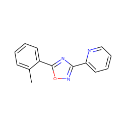 Cc1ccccc1-c1nc(-c2ccccn2)no1 ZINC000000080608