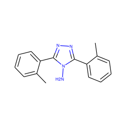 Cc1ccccc1-c1nnc(-c2ccccc2C)n1N ZINC000002578130