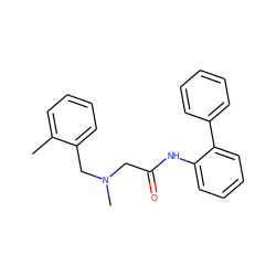 Cc1ccccc1CN(C)CC(=O)Nc1ccccc1-c1ccccc1 ZINC000003340392