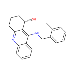 Cc1ccccc1CNc1c2c(nc3ccccc13)CCC[C@@H]2O ZINC000014946505