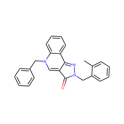 Cc1ccccc1Cn1nc2c3ccccc3n(Cc3ccccc3)cc-2c1=O ZINC000020936807