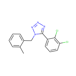 Cc1ccccc1Cn1nnnc1-c1cccc(Cl)c1Cl ZINC000040764083