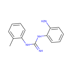 Cc1ccccc1NC(=N)Nc1ccccc1N ZINC000026485558