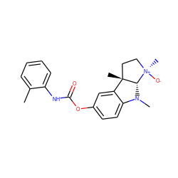 Cc1ccccc1NC(=O)Oc1ccc2c(c1)[C@]1(C)CC[N@@+](C)([O-])[C@@H]1N2C ZINC000261101085