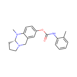 Cc1ccccc1NC(=O)Oc1ccc2c(c1)CN1CCC[C@@H]1N2C ZINC000095571906