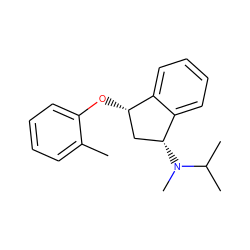 Cc1ccccc1O[C@H]1C[C@@H](N(C)C(C)C)c2ccccc21 ZINC000045495053