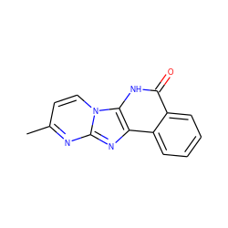 Cc1ccn2c(n1)nc1c3ccccc3c(=O)[nH]c12 ZINC000045389610