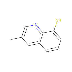 Cc1cnc2c(S)cccc2c1 ZINC000144703988