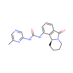 Cc1cncc(NC(=O)Nc2cccc3c2[C@@H]2CCCCN2C3=O)n1 ZINC000116941374