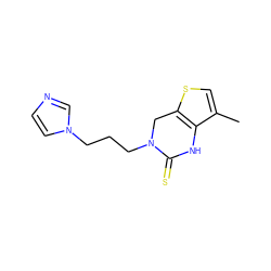 Cc1csc2c1NC(=S)N(CCCn1ccnc1)C2 ZINC000045253461