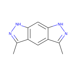 Cc1n[nH]c2cc3[nH]nc(C)c3cc12 ZINC000100691412