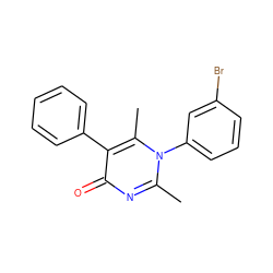 Cc1nc(=O)c(-c2ccccc2)c(C)n1-c1cccc(Br)c1 ZINC000000766489