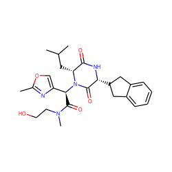 Cc1nc([C@H](C(=O)N(C)CCO)N2C(=O)[C@@H](C3Cc4ccccc4C3)NC(=O)[C@H]2CC(C)C)co1 ZINC000029130825