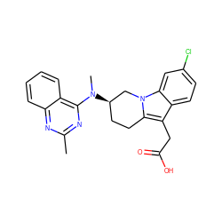 Cc1nc(N(C)[C@@H]2CCc3c(CC(=O)O)c4ccc(Cl)cc4n3C2)c2ccccc2n1 ZINC000203539100