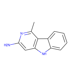 Cc1nc(N)cc2[nH]c3ccccc3c12 ZINC000005765026