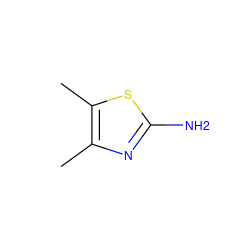 Cc1nc(N)sc1C ZINC000008627583