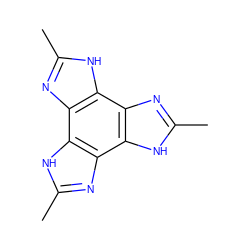 Cc1nc2c([nH]1)c1nc(C)[nH]c1c1nc(C)[nH]c21 ZINC000013678090