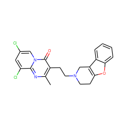 Cc1nc2c(Cl)cc(Cl)cn2c(=O)c1CCN1CCc2oc3ccccc3c2C1 ZINC000027856891