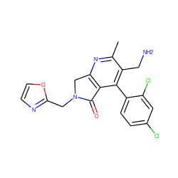 Cc1nc2c(c(-c3ccc(Cl)cc3Cl)c1CN)C(=O)N(Cc1ncco1)C2 ZINC000096285856