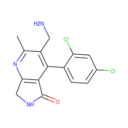 Cc1nc2c(c(-c3ccc(Cl)cc3Cl)c1CN)C(=O)NC2 ZINC000034804416