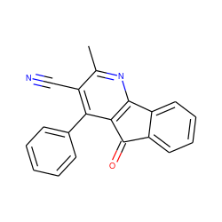 Cc1nc2c(c(-c3ccccc3)c1C#N)C(=O)c1ccccc1-2 ZINC000000204748