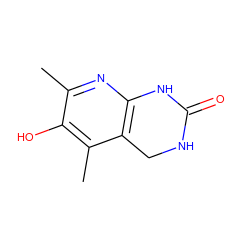 Cc1nc2c(c(C)c1O)CNC(=O)N2 ZINC000096273210