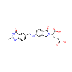 Cc1nc2ccc(CNc3ccc4c(c3)CN([C@@H](CCC(=O)O)C(=O)O)C4=O)cc2c(=O)[nH]1 ZINC000013822846