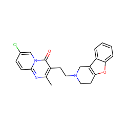 Cc1nc2ccc(Cl)cn2c(=O)c1CCN1CCc2oc3ccccc3c2C1 ZINC000027865233