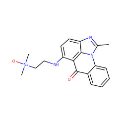 Cc1nc2ccc(NCC[N+](C)(C)[O-])c3c(=O)c4ccccc4n1c23 ZINC000101446276