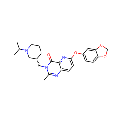 Cc1nc2ccc(Oc3ccc4c(c3)OCO4)nc2c(=O)n1C[C@H]1CCCN(C(C)C)C1 ZINC000073311964