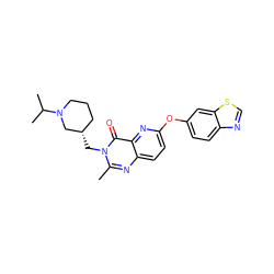 Cc1nc2ccc(Oc3ccc4ncsc4c3)nc2c(=O)n1C[C@H]1CCCN(C(C)C)C1 ZINC000073312592