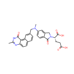 Cc1nc2ccc3ccc(CN(C)c4ccc5c(c4)CN([C@@H](CCC(=O)O)C(=O)O)C5=O)cc3c2c(=O)[nH]1 ZINC000013551760