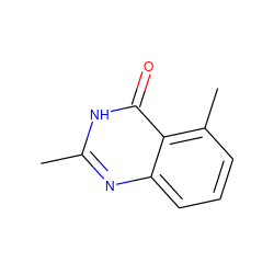 Cc1nc2cccc(C)c2c(=O)[nH]1 ZINC000059072749