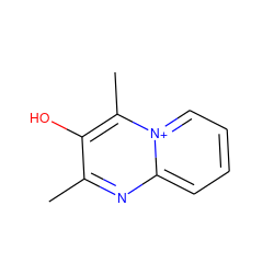 Cc1nc2cccc[n+]2c(C)c1O ZINC000013981523