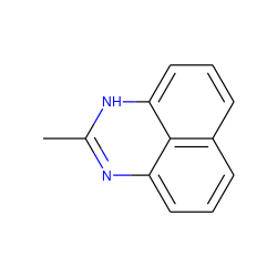 Cc1nc2cccc3cccc([nH]1)c32 ZINC000000198687