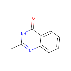 Cc1nc2ccccc2c(=O)[nH]1 ZINC000008793749