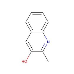 Cc1nc2ccccc2cc1O ZINC000000549872