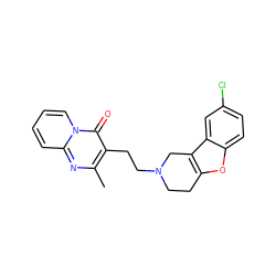 Cc1nc2ccccn2c(=O)c1CCN1CCc2oc3ccc(Cl)cc3c2C1 ZINC000027861658