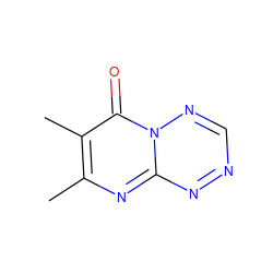 Cc1nc2nncnn2c(=O)c1C ZINC000003591623