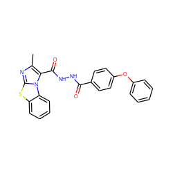 Cc1nc2sc3ccccc3n2c1C(=O)NNC(=O)c1ccc(Oc2ccccc2)cc1 ZINC000653802204